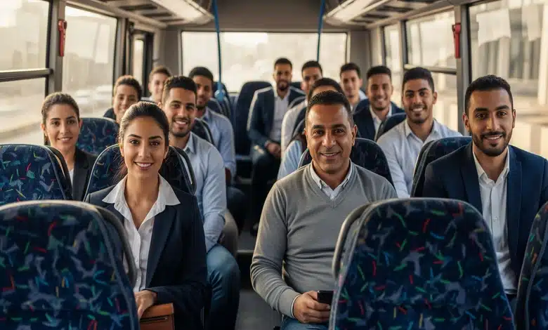 الاعلان عن شركات نقل موظفين عبر المنصات المبوبة 
