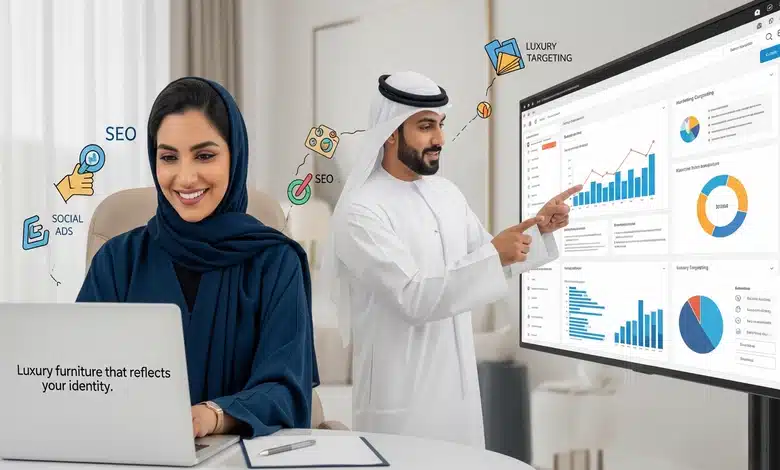 هل تؤثر المنصة المستخدمة على نجاح إعلان الأثاث الفخم؟
