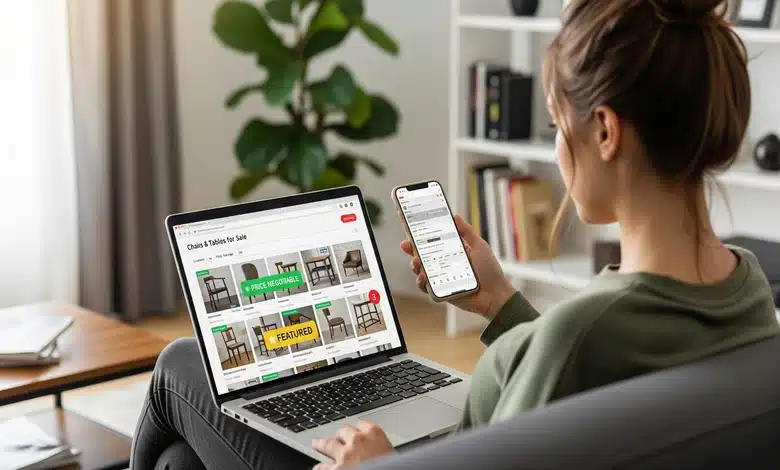 منصات الإعلانات المبوبة المناسبة لبيع أثاث منزلي بسرعة 
